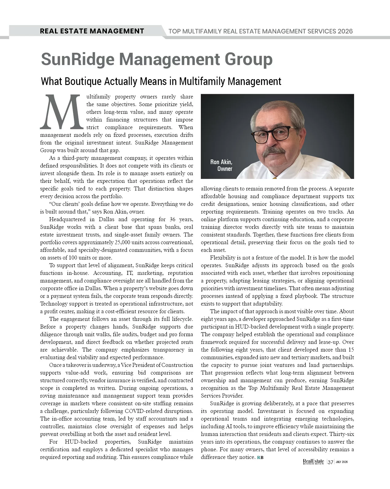 Multifamily Real Estate Development | Real Estate Business Review