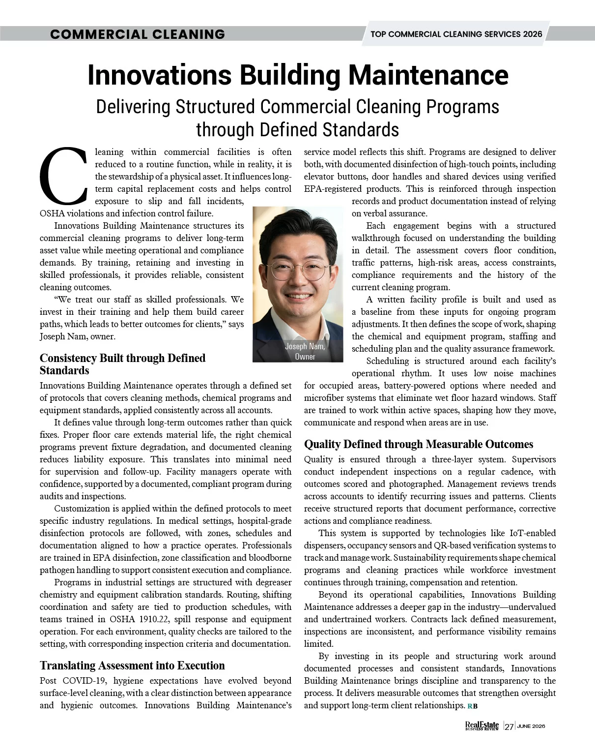 Building Maintenance Services | Real Estate Business Review