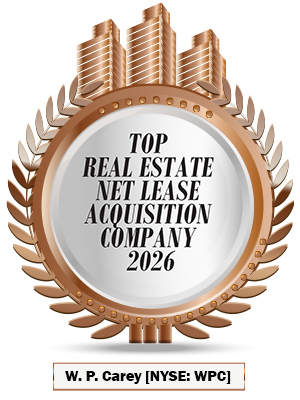 Top Real Estate Net Lease Acquisition Company 2026